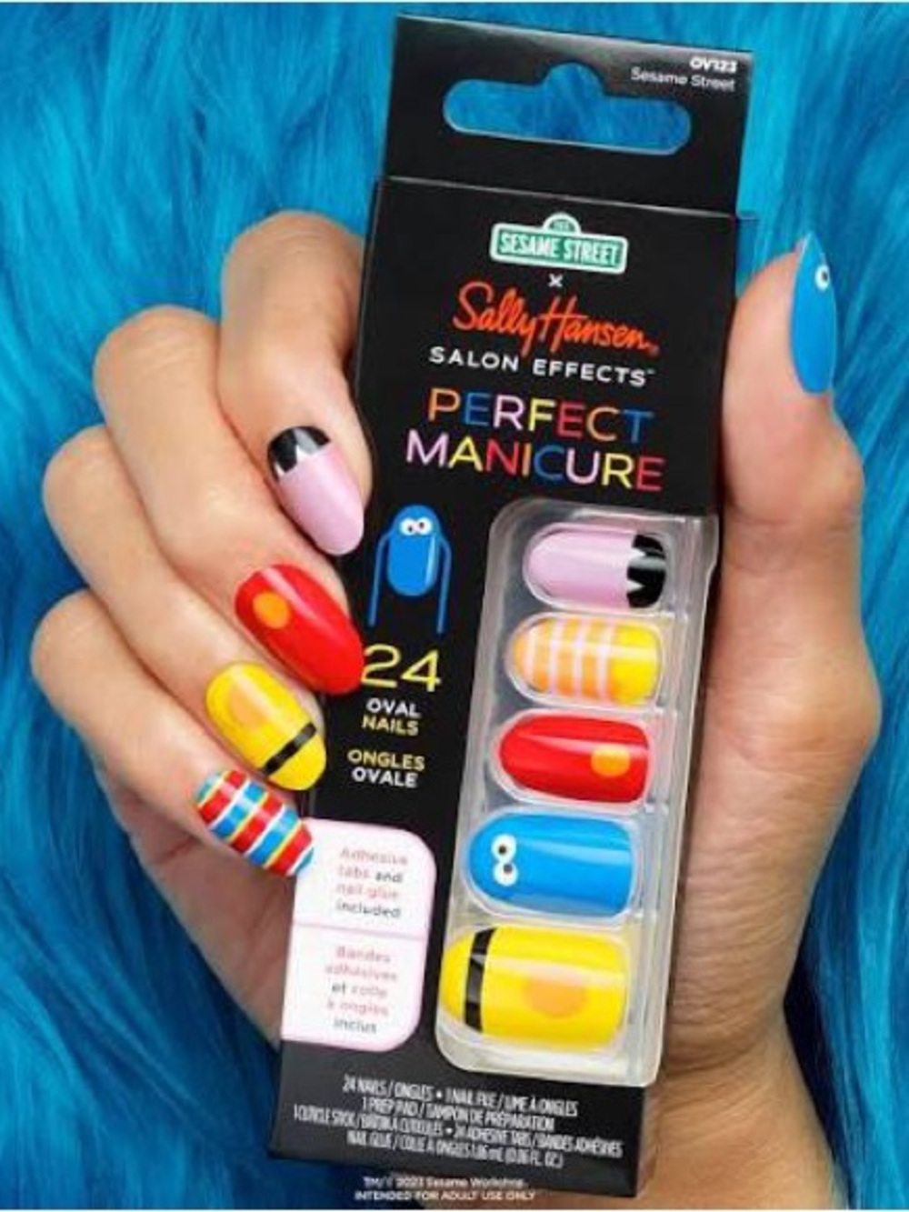 Sesame Street x Sally Hansen Press-on-nails Perfect Manicure